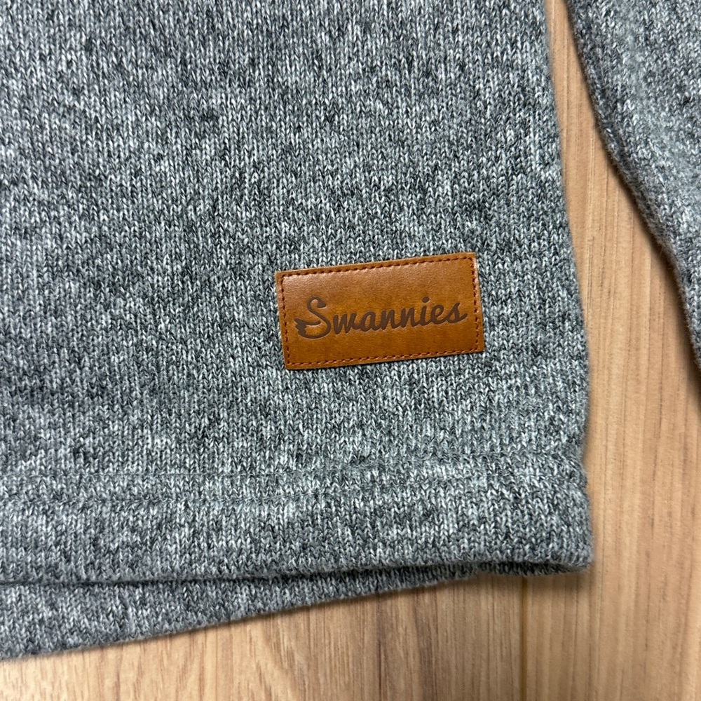 Swannies Gray Men's Sweater - Picture 2 of 4